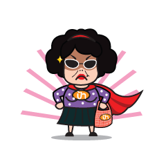 [LINEスタンプ] AUNT HUMAN