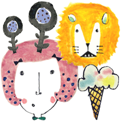 [LINEスタンプ] 水玉印の画像（メイン）