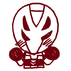 [LINEスタンプ] 似顔絵士 エガオー