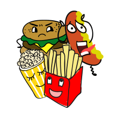 [LINEスタンプ] We are Yummy！の画像（メイン）