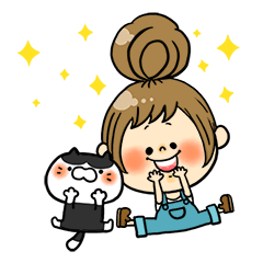 [LINEスタンプ] マチ子とミカン