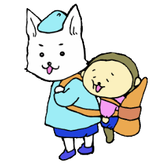 [LINEスタンプ] 犬猿のゆる仲