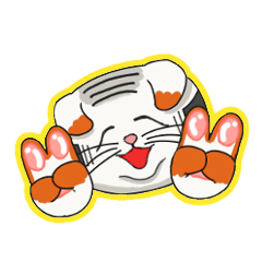[LINEスタンプ] 三毛猫くもり