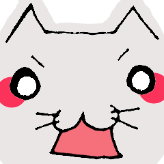 [LINEスタンプ] 顔文字っぽい猫