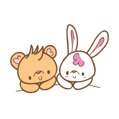 [LINEスタンプ] Alua and Bun-Chan