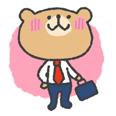 [LINEスタンプ] がんばれ！クマリーマンの画像（メイン）