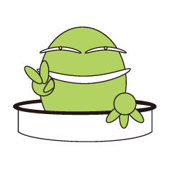 [LINEスタンプ] 容器に入った陽気な生き物