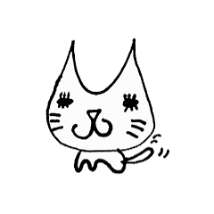 [LINEスタンプ] 雑猫の一日