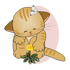 [LINEスタンプ] 癒しのにゃんこ