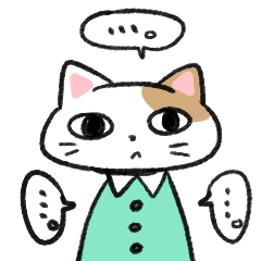 [LINEスタンプ] 無言で訴える猫の画像（メイン）