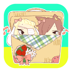 [LINEスタンプ] ロップたんとガウガウ