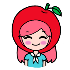 [LINEスタンプ] Apple Tea ＆ Sister