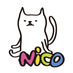 [LINEスタンプ] 子猫のニコの画像（メイン）