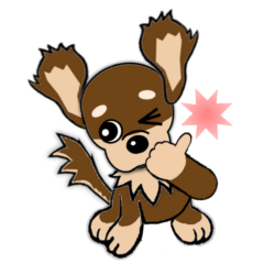 [LINEスタンプ] Mダックスのサクラちゃん