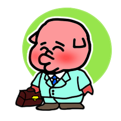 [LINEスタンプ] ゆる会社員ブーくんの日常の画像（メイン）