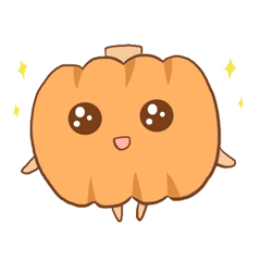 [LINEスタンプ] かぼちゃのかわいいキャラの画像（メイン）