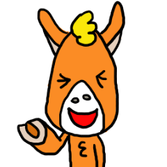 [LINEスタンプ] ろば男の画像（メイン）