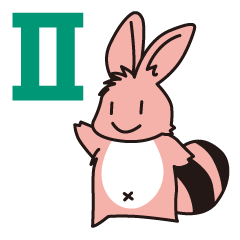 [LINEスタンプ] うさだぬき2の画像（メイン）