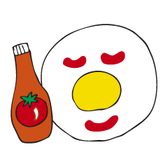 [LINEスタンプ] おはよう！目玉焼の画像（メイン）