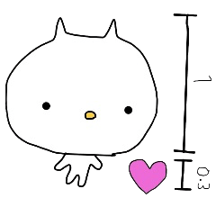 [LINEスタンプ] 1.3頭身ねこの画像（メイン）