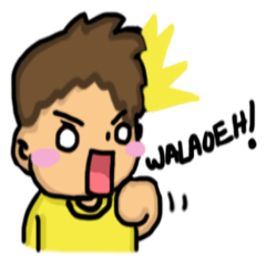 [LINEスタンプ] Look Who's Talkingの画像（メイン）