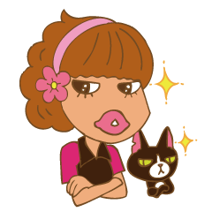 [LINEスタンプ] たけ姫の上からツッコミスタンプの画像（メイン）