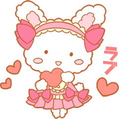 [LINEスタンプ] ラブリーうさぎ
