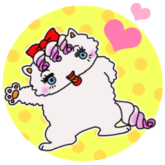 [LINEスタンプ] ペルシャ猫のチャミ