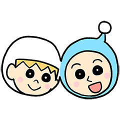 [LINEスタンプ] みなちゃん＆とっちくん