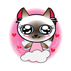 [LINEスタンプ] Baby Cat pink pink