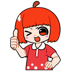 [LINEスタンプ] くだものっ子の画像（メイン）