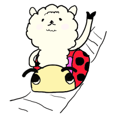 [LINEスタンプ] かわいいアルパカのスタンプ