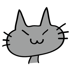 [LINEスタンプ] くろにゃーの1日