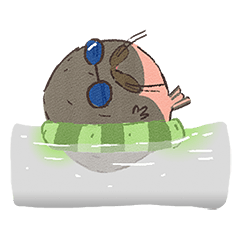[LINEスタンプ] Pan : the fat seal