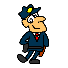 [LINEスタンプ] Kozy the action policeman