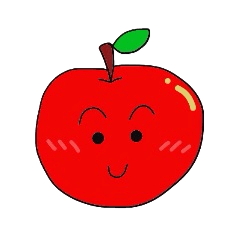 [LINEスタンプ] アップルちゃん