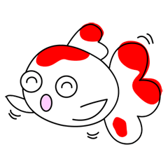 [LINEスタンプ] きんぎょですけど。