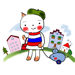 [LINEスタンプ] ぷくにゃんの画像（メイン）