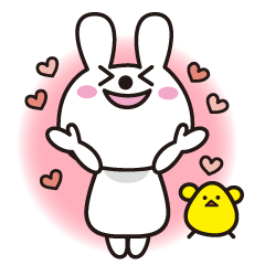 [LINEスタンプ] ゆるかわうさちゃんver.2