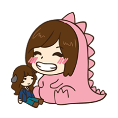 [LINEスタンプ] PinkDragon