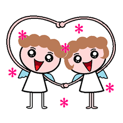 [LINEスタンプ] Bud Bud - Angel