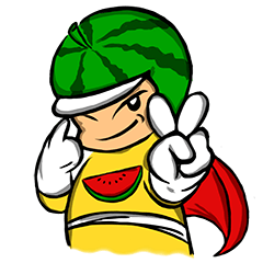 [LINEスタンプ] Watermelonman