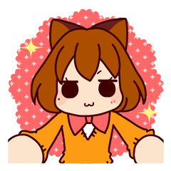 [LINEスタンプ] JKぽずにゃん