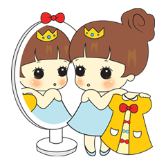 [LINEスタンプ] プリンセスひめちゃんの画像（メイン）