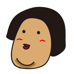 [LINEスタンプ] 顔だけの女たちの画像（メイン）