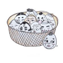 [LINEスタンプ] たまごおじさん