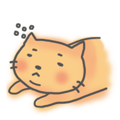 [LINEスタンプ] A Lazy Cat (Chinese Ver.)