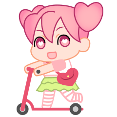 [LINEスタンプ] time girl 2