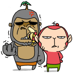 [LINEスタンプ] Cherry Monkey