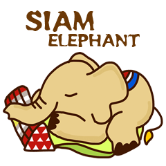 [LINEスタンプ] Siam Elephantの画像（メイン）